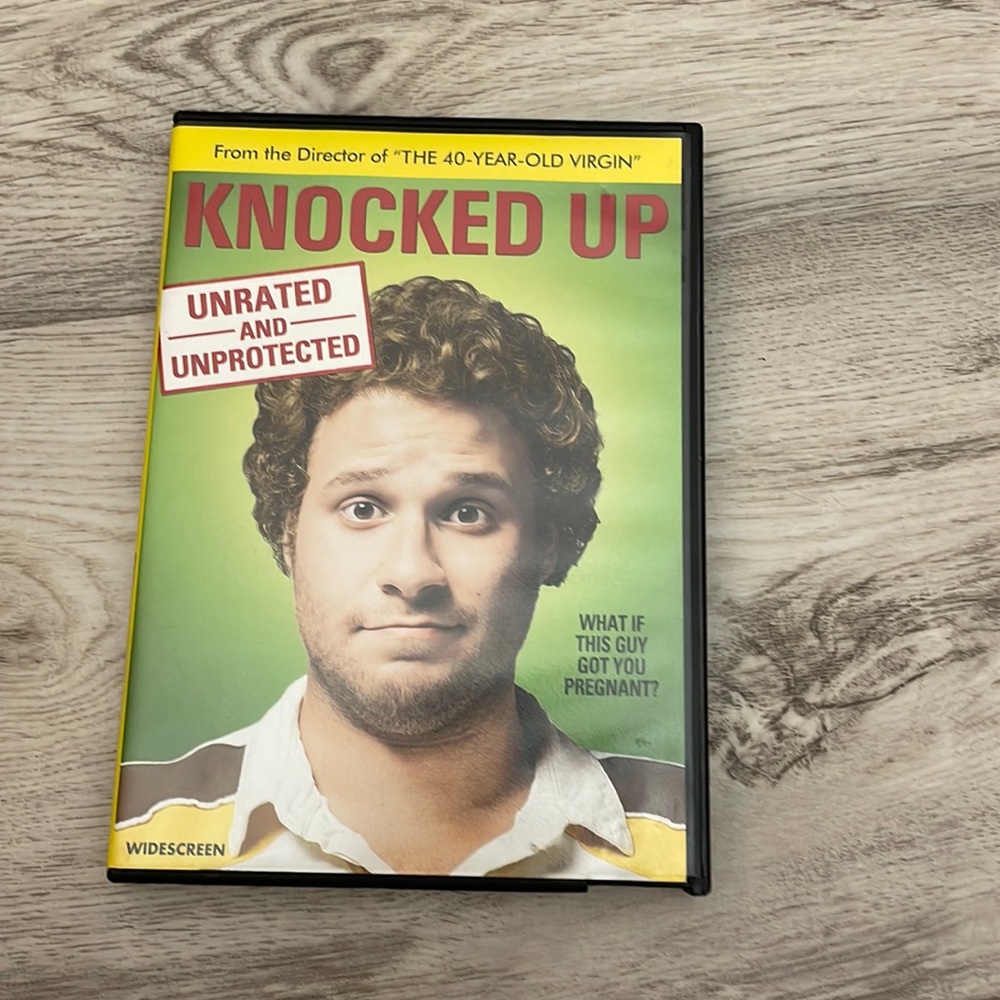Knocked Up DVD Movie, Comedy Seth Rogan, Katherine Heigl, Jonah Hill, Paul Rudd